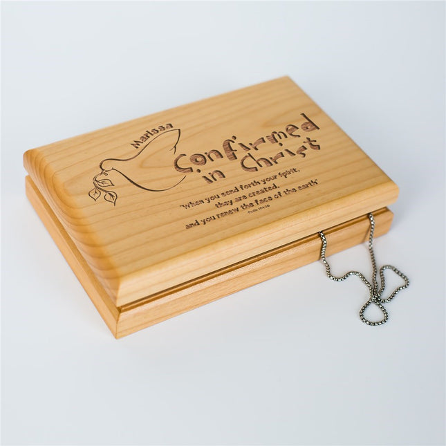 Personalized Confirmed in Christ Keepsake Box