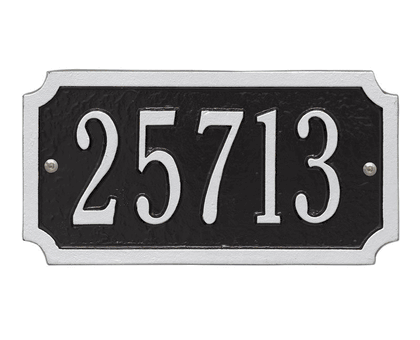Personalized Cut Corner Rectangle 1 Line Standard Wall Plaque
