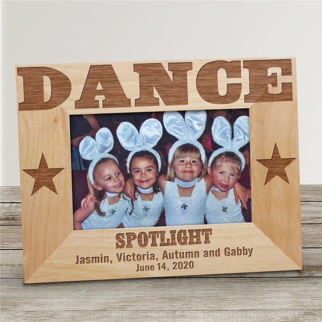 Personalized Dance Wood Picture Frame
