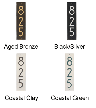 Personalized Delaware Modern Vertical Wall Plaque