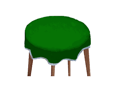 Double Face Suedecloth Card Table Covers