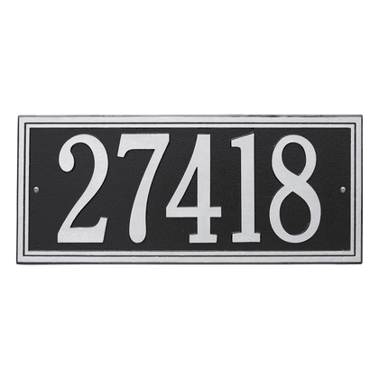 Personalized Double Line Large Address Plaque - 1 Line