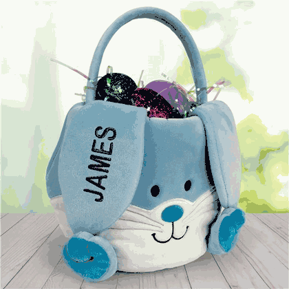 Personalized Easter Bunny Basket