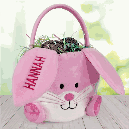 Personalized Easter Bunny Basket