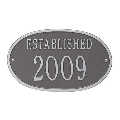 Personalized Established Date Plaque