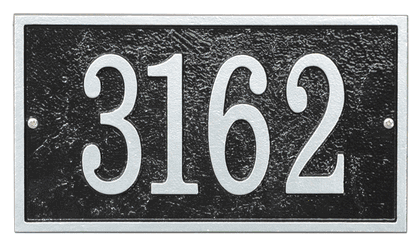 Personalized Fast & Easy Rectangle Address Plaque