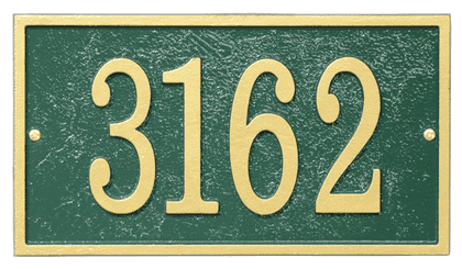 Personalized Fast & Easy Rectangle Address Plaque