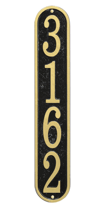 Personalized Fast & Easy Vertical Address Plaque