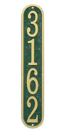 Personalized Fast & Easy Vertical Address Plaque