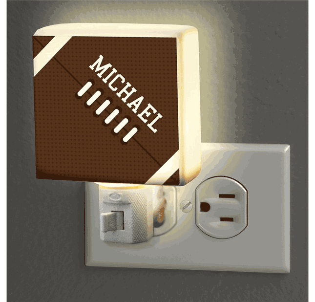 Personalized Football Night Light