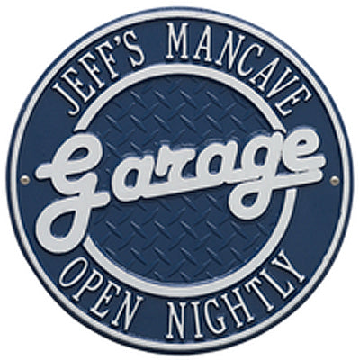 Personalized Garage Plaque