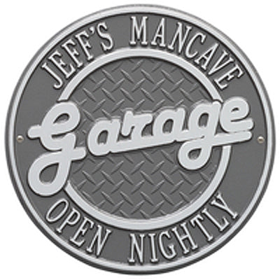 Personalized Garage Plaque