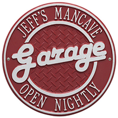 Personalized Garage Plaque