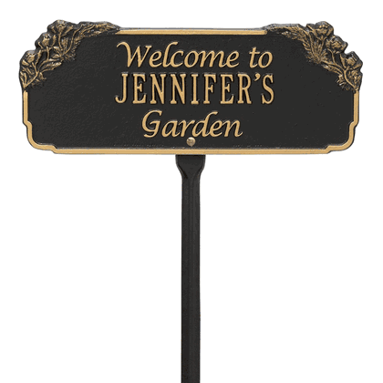Personalized Garden Welcome Lawn Plaque
