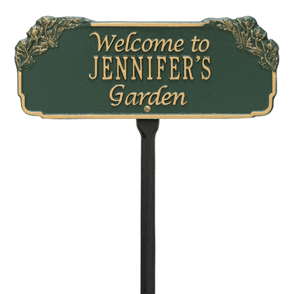 Personalized Garden Welcome Lawn Plaque