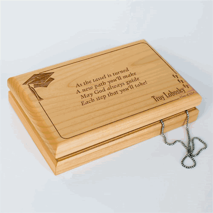 Personalized Graduation Valet Box - As The Tassel Is Turned