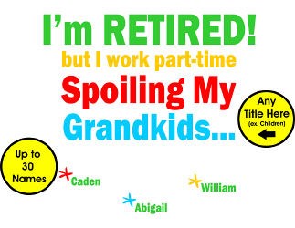 Personalized Grandparent Retirement T-Shirt