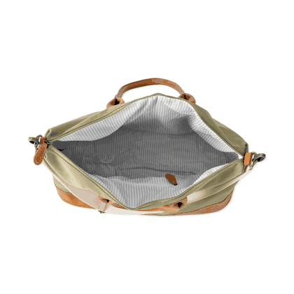 Personalized Green Washed Canvas Weekender