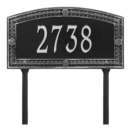 Personalized Hamilton 1 Line Standard Lawn Plaque