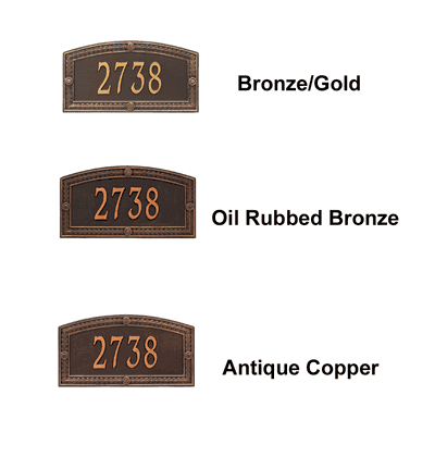 Personalized Hamilton 1 Line Standard Wall Plaque