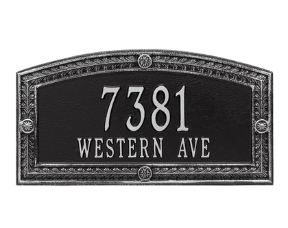 Personalized Hamilton 2 Line Standard Wall Plaque
