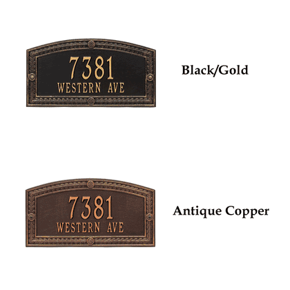 Personalized Hamilton 2 Line Standard Wall Plaque