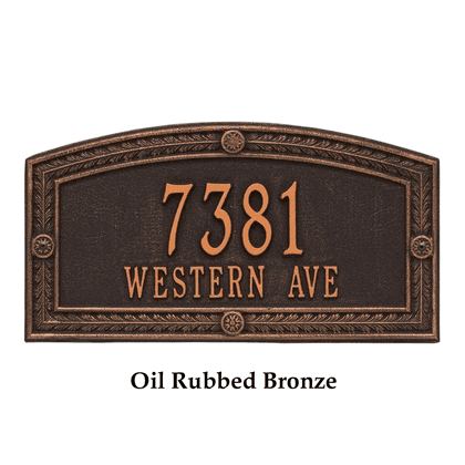 Personalized Hamilton 2 Line Standard Wall Plaque