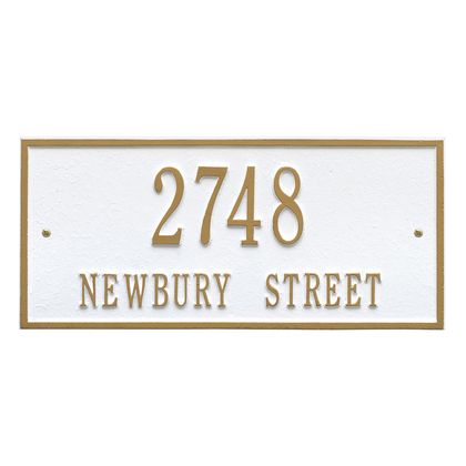 Personalized Hartford Address Plaque - 2 Line