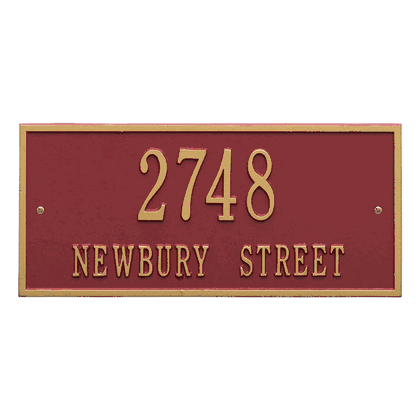 Personalized Hartford Address Plaque - 2 Line