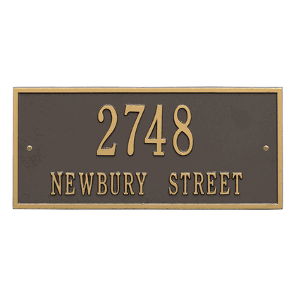 Personalized Hartford Address Plaque - 2 Line