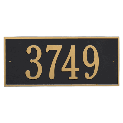 Personalized Hartford Large Address Plaque - 1 Line