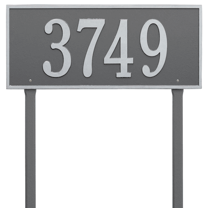 Personalized Hartford Large Lawn Address Plaque - 1 Line