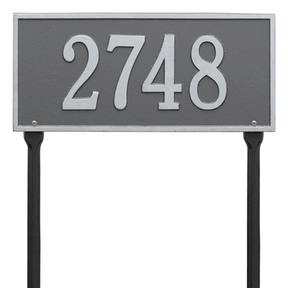 Personalized Hartford Lawn Address Plaque - 1 Line