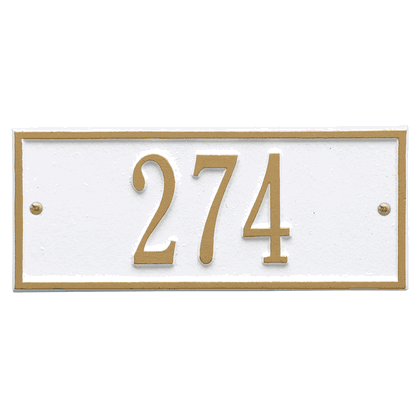 Personalized Hartford Mini Address Plaque -1 Line