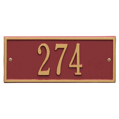 Personalized Hartford Mini Address Plaque -1 Line