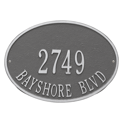 Personalized Hawthorne Address Plaque - 2 Line