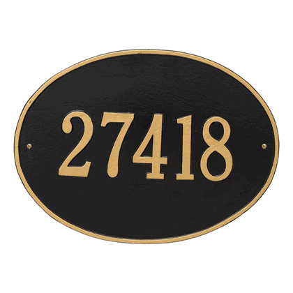 Personalized Hawthorne Large Address Plaque - 1 Line