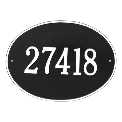 Personalized Hawthorne Large Address Plaque - 1 Line