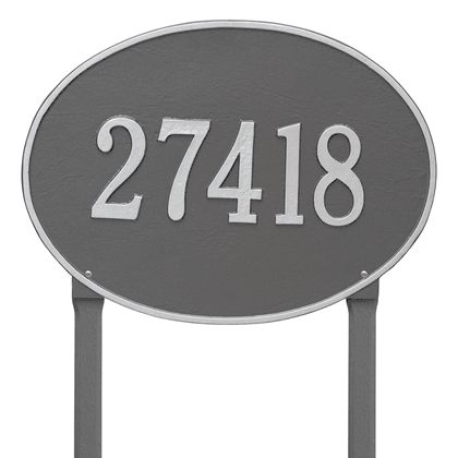 Personalized Hawthorne Large Lawn Address Plaque - 1 Line