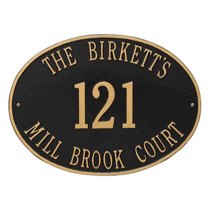 Personalized Hawthorne Large Plaque