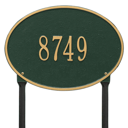 Personalized Hawthorne Lawn Address Plaque - 1 Line