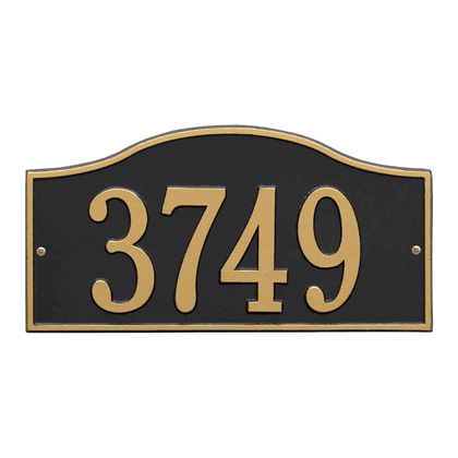 Personalized Hills Address Plaque - 1 Line