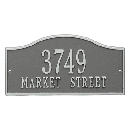 Personalized Hills Address Plaque - 2 Line