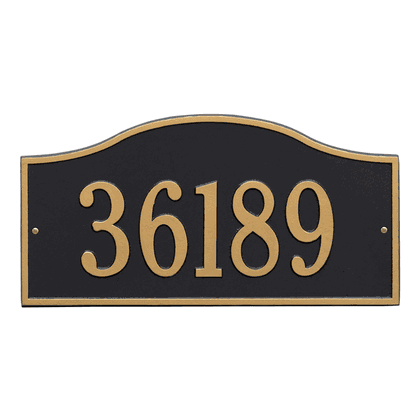 Personalized Hills Large Address Plaque - 1 Line