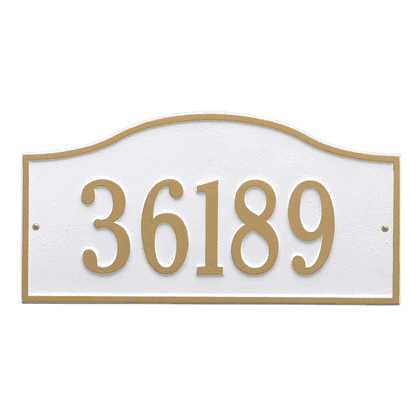 Personalized Hills Large Address Plaque - 1 Line