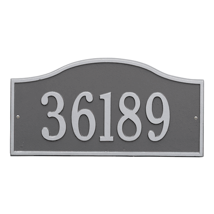 Personalized Hills Large Address Plaque - 1 Line