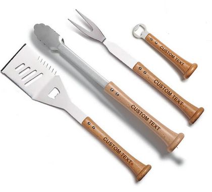 Personalized "Home Run" Grill Tool Set