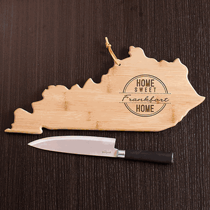 Personalized Home Sweet Home Kentucky Cutting Board