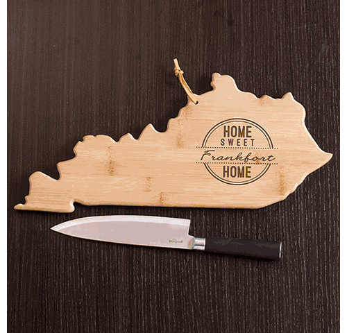 Personalized Home Sweet Home Kentucky Cutting Board