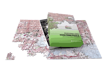 Personalized Hometown Map Puzzle